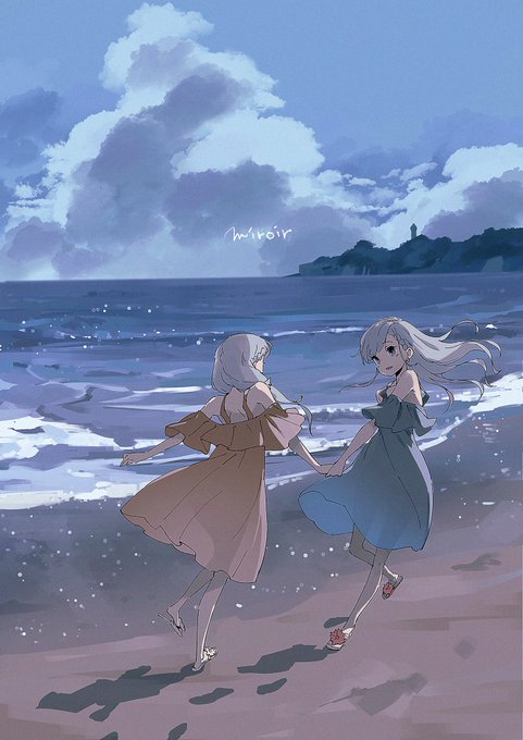 「beach multiple girls」 illustration images(Popular)