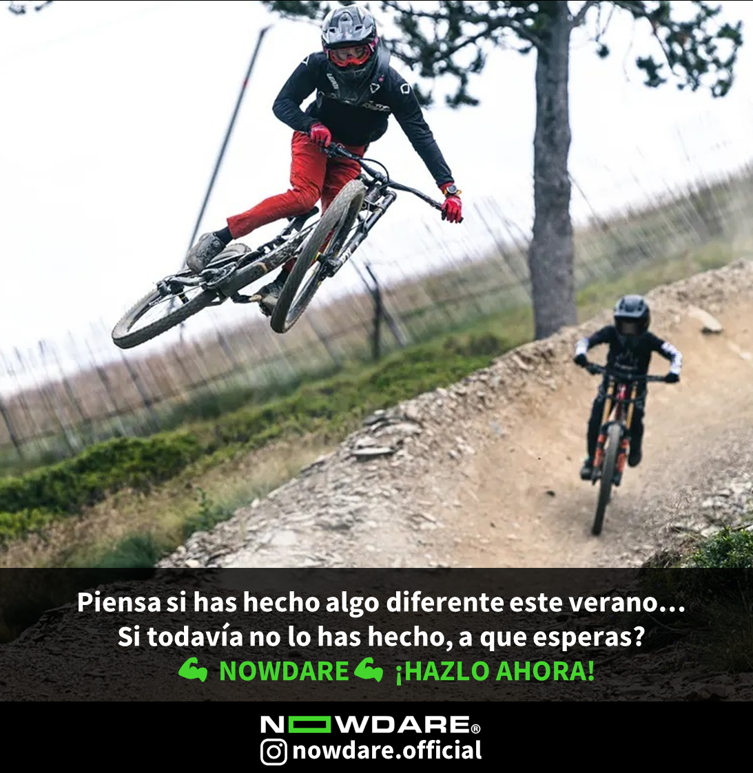 Disfruta del verano, haciendo cosas nuevas!
Piensa si has hecho algo diferente este verano… 
Si todavía no lo has hecho, a que esperas? 
📷 @d.nogales
📷 @ adriangonzalez_196

#newbikeday #bestbike #santacruzbikes #santacruzbicycles #v10 #downhillbike #cyclinglife #mtbiking