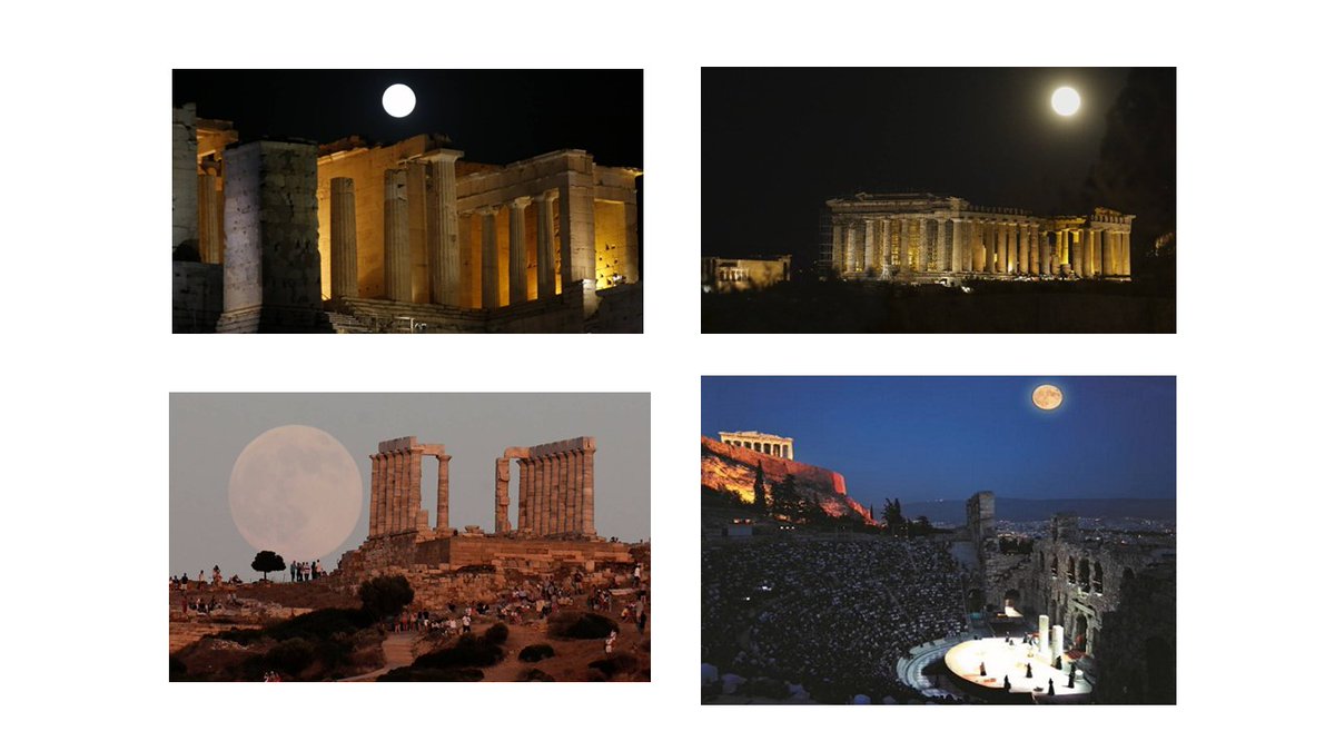 Tonight Greece celebrates PANSELINOS – the August Fool Moon.
120 archaeological sites open to the public throughout the night, for free.
OpenAir cultural events: concerts, arias, ancient dramas on stage, poetry, ballet.
Combining Nature,History,Culture &amp; hints of pagan mysticism