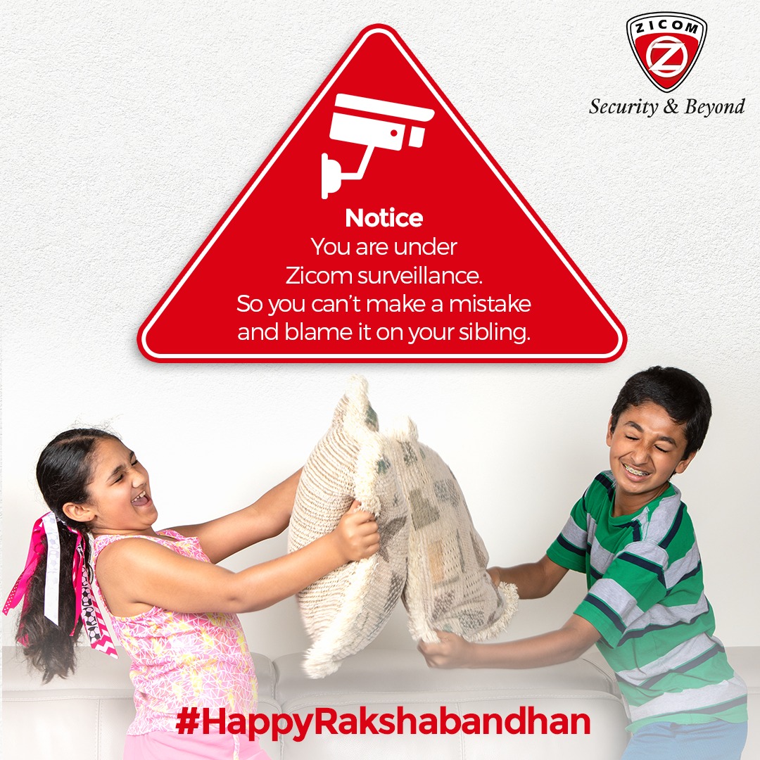ZicomAIOT's tweet photo. This is our effort to uniquely remind you of all the fun sibling shenanigans.😝
We wish you a love-filled Rakshabandhan! ❤️
#Rakshabandhan #cctv #security #cctvcamera #safety #Zicom #FestivePosts #TopicalPosts #TrendingPosts #StreetCamera #SurveillanceCamera #Surveillance https://t.co/vGT7Gp6SlE