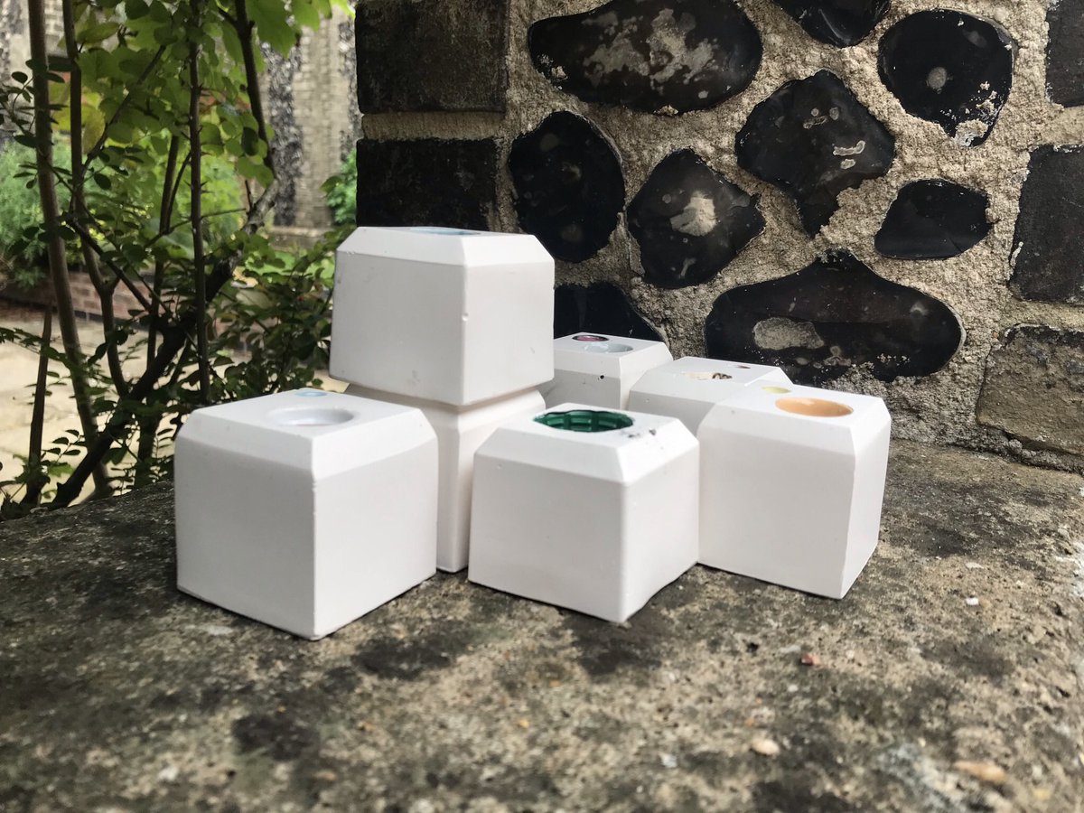 Hermione Allsopp’s two sets of Digit Blocks are gathered at the Constitutional Club and in Bridewell Lane. Read poems by Natalie Low and Deborah Bowkis at groveprojects.org/blog

#groveprojects #monument #burystedmunds #poetry <a href="/HermioneAllsopp/">Hermione Allsopp</a>