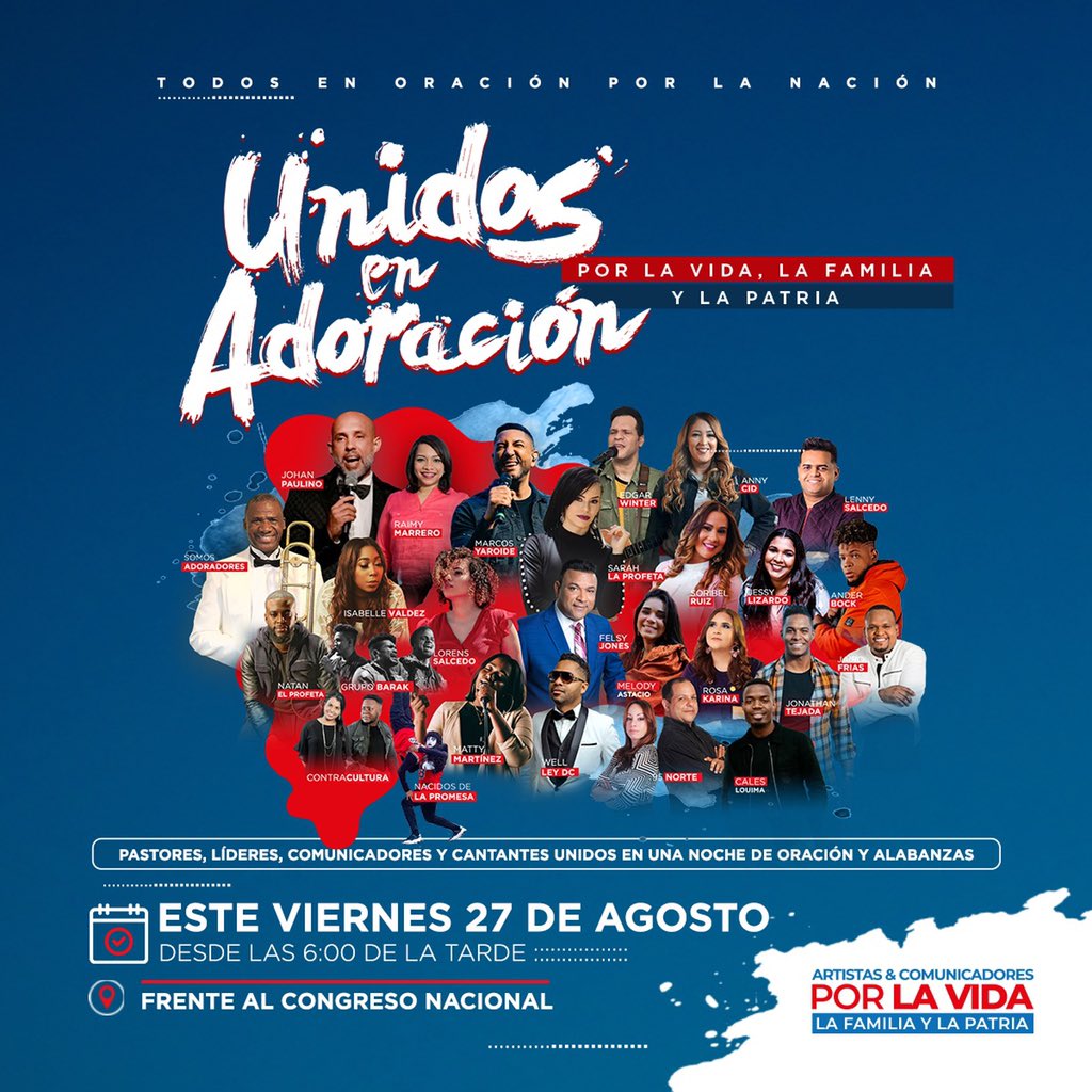 JohanniReyes's tweet photo. #UnidosEnAdoración | Por La Vida , La Familia y La Patria |@j007rodrigues , @ZelyAnnMarie , @MilysPeraltaVO , @KarolGerman , @ViannySolano , @jordyespinal , @EvidenciasRD , @MOISESDUVAL , @Darlingjoserd , @integridad2009 , @JUCUMSD1 , @LennySalcedo , @AlfredoMDiaz 🇩🇴 https://t.co/6RtMHkv2KV