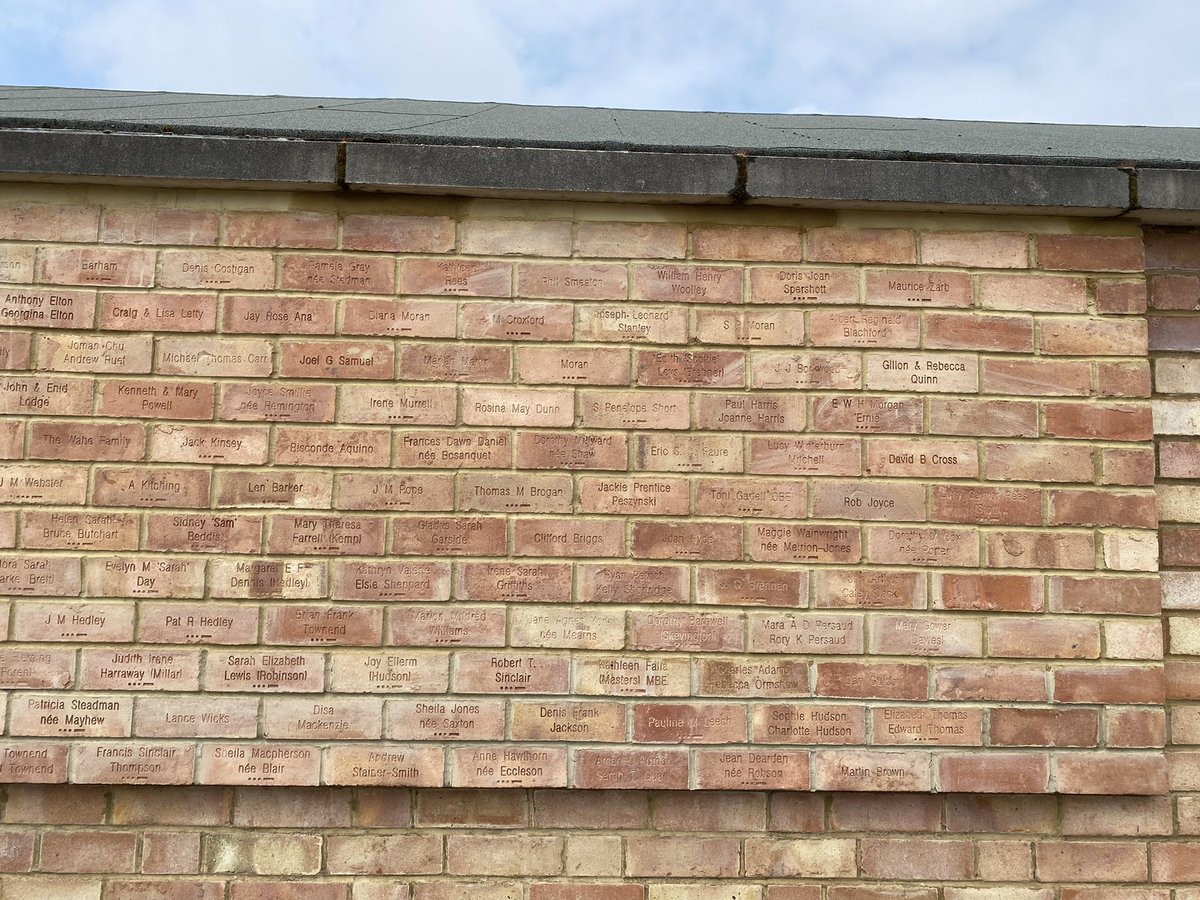 4enzikat0r's tweet photo. I managed to make my way over to @bletchleypark today to see all the #Bricks4Codebreakers that we collectively added to the #CodebreakersWall. If you’d like to play ‘spot my brick’, here are photos of the section of wall that all our bricks are on. Happy brick spotting! https://t.co/0VG5dv114S