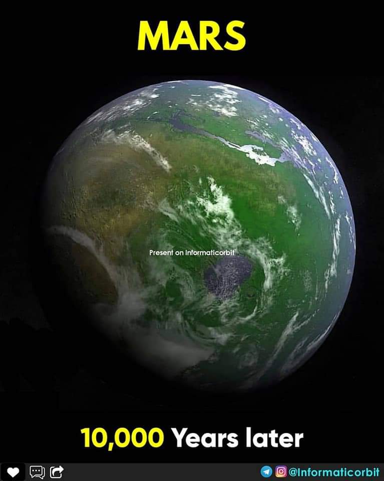 africanewworld's tweet photo. Mars evolution. Happy Sunday to all
Exploration is here
@africanewworld @elonmusk @antgrasso @ipfconline1 @wef @MikeQuindazzi @Nicochan33 @NGRTrends @futurism @engineers_feed @dogecoin #Wallcoin https://t.co/Va3ZO58mVC