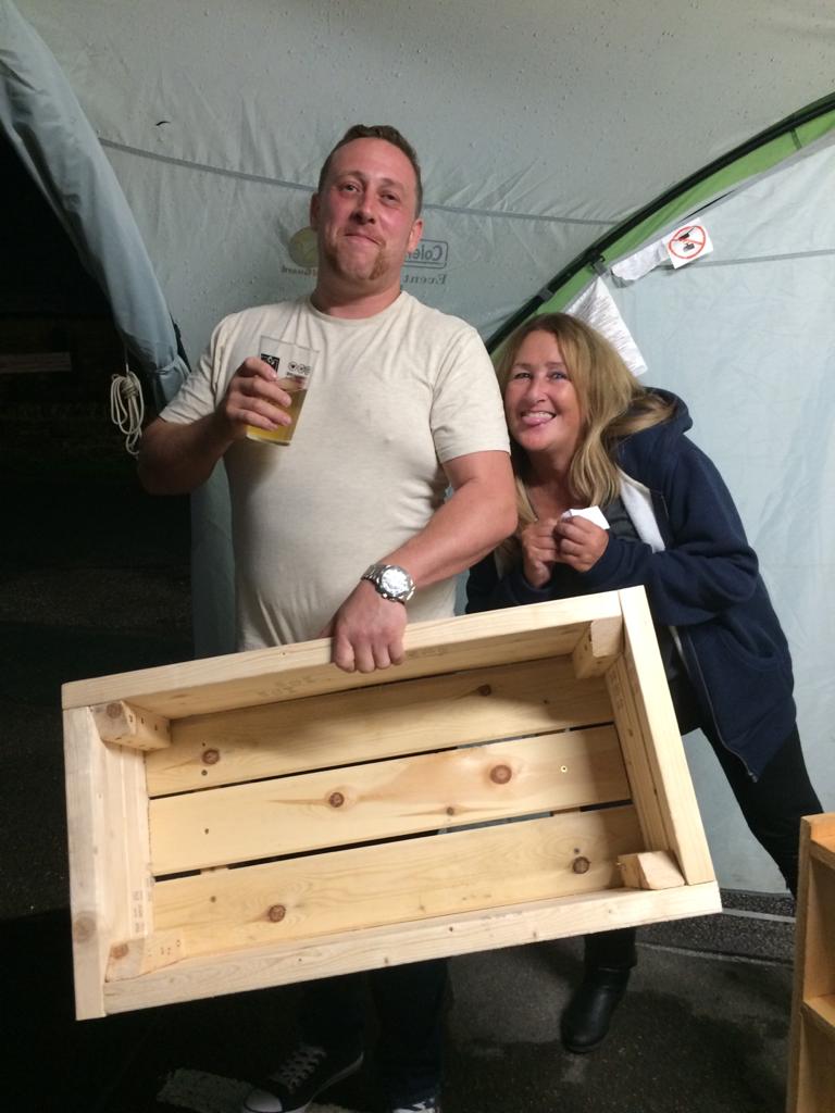 Winners of the Planter donated by Baildon Mens Shed