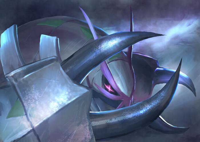 ポケモン 闇っぽい か分からないけど ダークな雰囲気なら割と描いてる気がする グソクムシ すさノお イラストリクエスト進行中 のイラスト