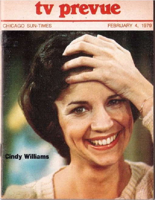 Happy Birthday to Cindy Williams, born on this day in 1947.
Tribune TV Week (1979) and Sun-Times TV Prevue (1981) 