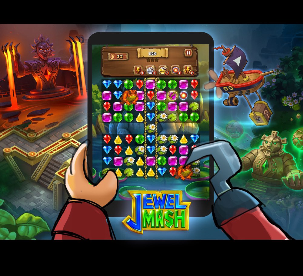 JewelMashGame's tweet photo. Ahoy Matey! which level are you at?  #JewelMash #Match3 #puzzle #game #GooglePlay #AppStore #Twimler https://t.co/8n1tsCWgV3