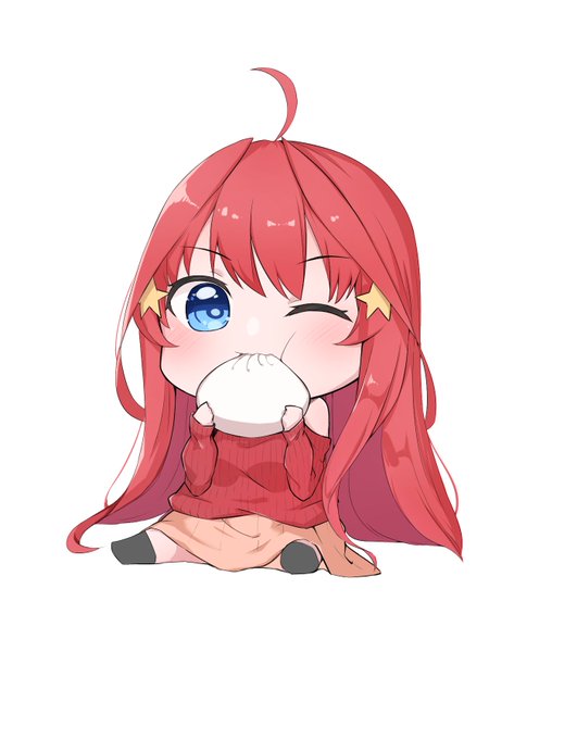 トリ🕊️イラスト・漫画練習したい人さんがTwitterに投稿した中野五月(五等分の花嫁)のイラスト。