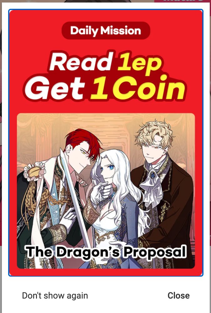 miahuahua's tweet image. 8/22 Lezhin Daily Mission 
📌 The dragon's proposal
📌 BL motel (under purchase coins page)
#lezhindailymission #lezhin #bonuscoin
