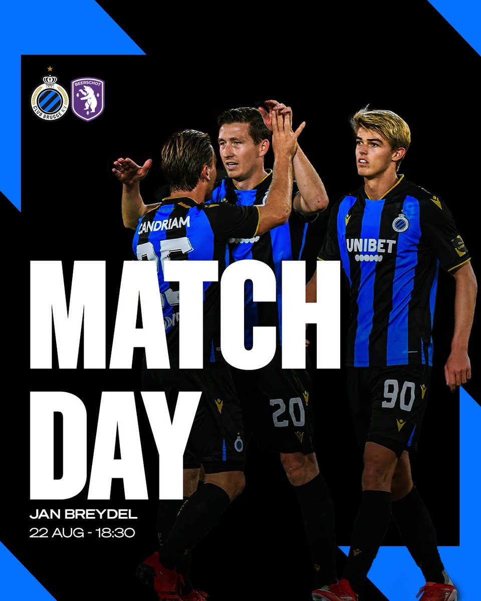 ClubBrugge's tweet image. Can’t wait to have you all back in Fort Jan Breydel tonight! 💙🖤 #CluBee