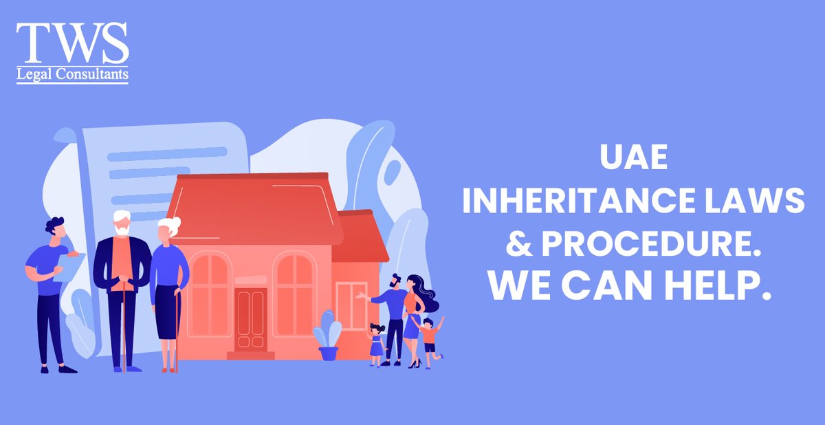 TWSLegal's tweet image. Are you an heir to an estate in the #UAE? Do you need help with the #EstateAdministration process? Are you not familiar with the UAE #inheritancelaws?

We are here to help you navigate through the process.
(+971) 4 448 4284 | info@twslegal.ae | twslegal.ae