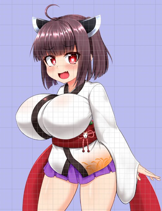 レイヤーをまとめてくっつけて修正して服がなんとかなってきたん 