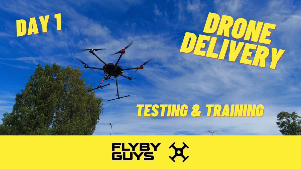 Drone Delivery Project, Day 1. #Helsinki #flybyguys #dji 
https://t.co/j9XvnnjFYv https://t.co/5T8Kqsktoq