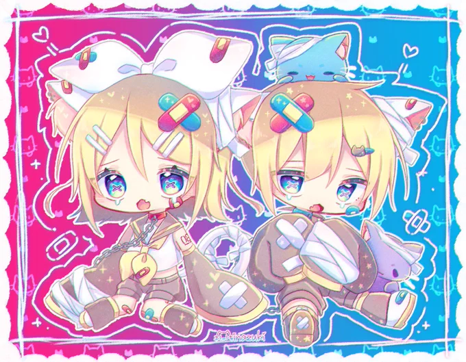 #ド直球に言いますがフォローしてください
鏡音と創作を描いてます…!🍬 