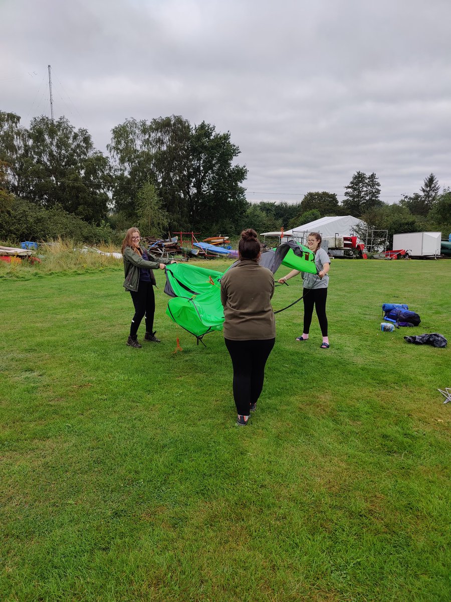 CETBrum's tweet photo. They're finally up! They just need to pack away and then they are officially finished. Congratulations everyone. Time for a treat now. :)
#DofEExped #DofE #GirlsUpFirst #DreamGreen #WhatADay #Congratulations https://t.co/lK13VQ6Hav