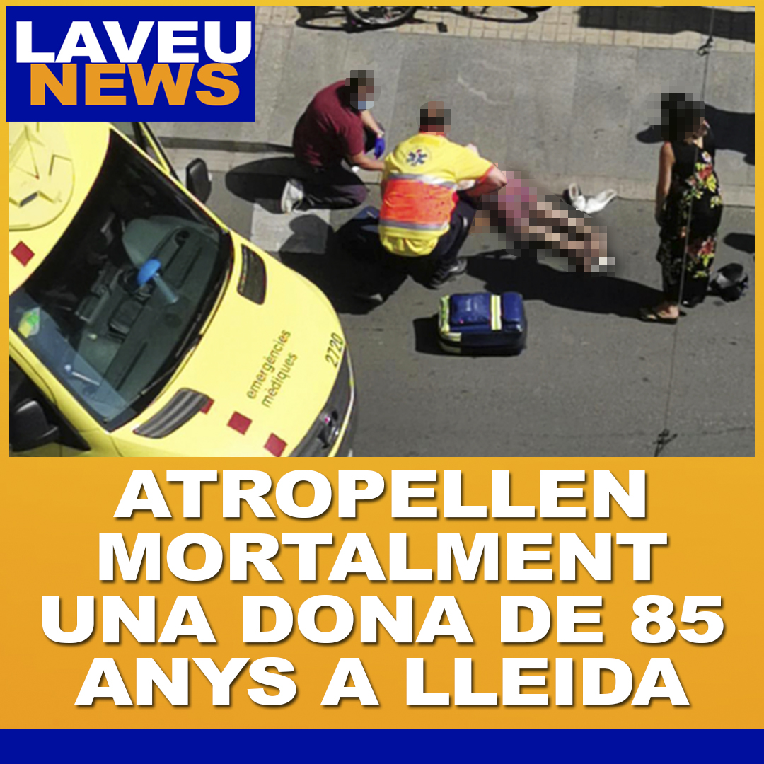 #laveunews: Mor una anciana de 85 anys després de ser atropellada per una moto a l'altura del núm. 78 del C/Príncep de Viana #Lleida. El sinistre es va produir el migdia d'aquest dissabte quan, per causes que s'investiguen, el vehicle va impactar brutalment contra la víctima.