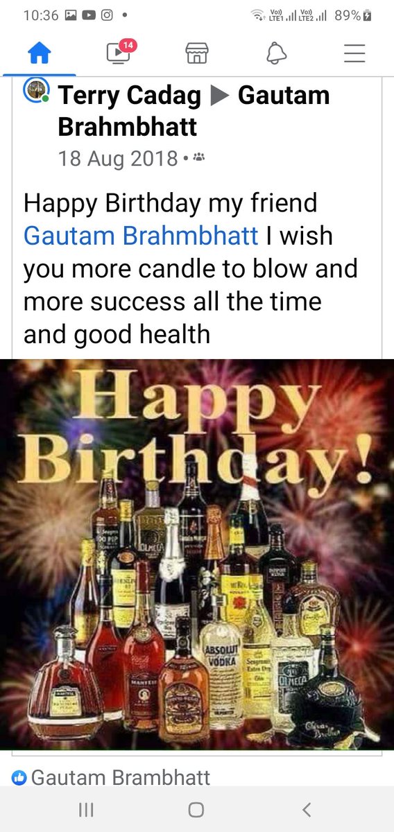 Birthday wish from my friend  Phillipins