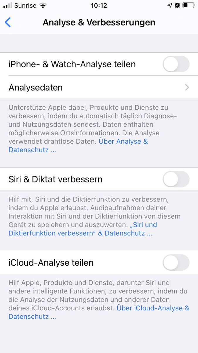 CoreForce69's tweet image. #apple #neuralhash liess mich diese #iphone Einstellung unter Datenschutz prüfen - und ändern. Es hat vorderhand nichts mit Neuralhash zu tun, ist aber eine Aussage, dass nicht alles bedingungslos geteilt werden sollte. Sorry liebe Developer dass euer Leben so schwerer wird.