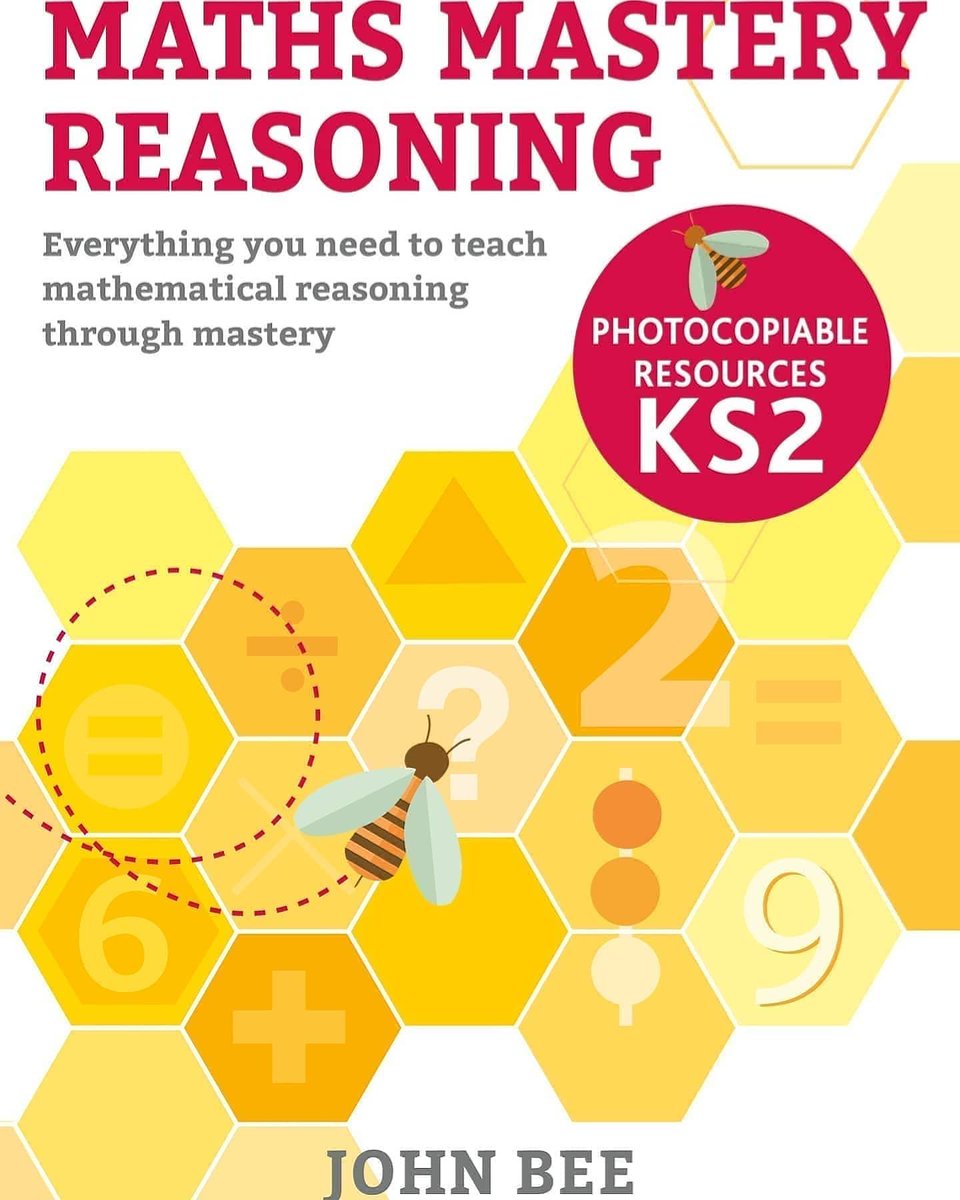 In anticipation for September 2021, we are GIVING away a copy of our 'maths mastery reasoning' KS2 book. Simply like and retweet to enter.
WINNER announced 1 September 2021.
mrbeeteach.com 🐝