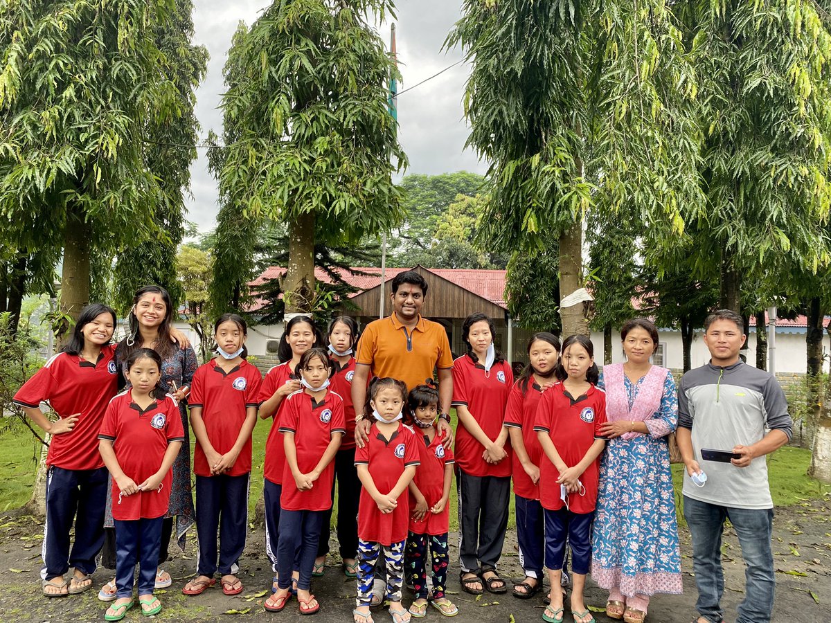 Celebrated Rakshabandhan today with little girls of Kampu Hollen Orphanage, Seppa. It is an overwhelming and humbling experience when people repose so much faith in you and children look up to you.

Blessed.

#HappyRakshaBandhan 
#ArunachalPradesh
