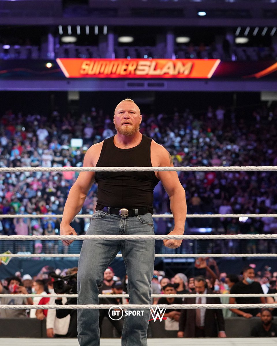 wweontnt's tweet image. 😤 𝐖𝐀𝐑 𝐋𝐄𝐒𝐍𝐀𝐑 😤

Brock looks like he walked directly from his farm to confront Roman Reigns 😳

Genuinely the most terrifying man on this planet. Bar none.

#SummerSlam
