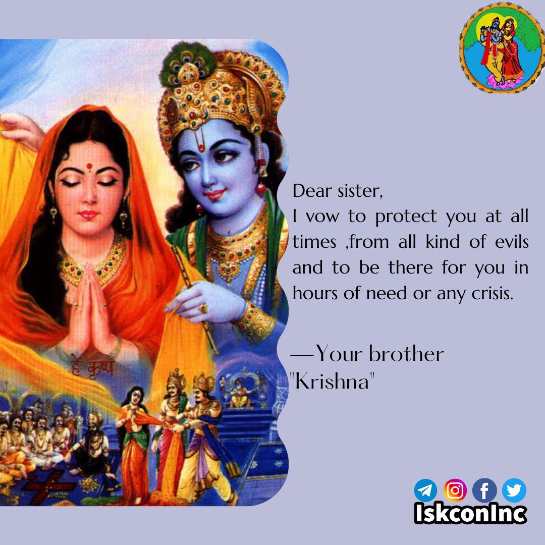 Krishna's protection, image size:1080x1080