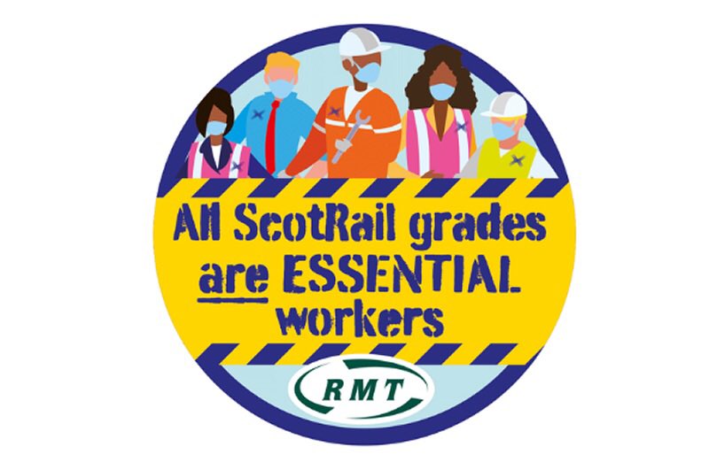 RMTunion's tweet photo. Rail Union RMT Scotrail strikes holding firm again today as savage cuts to services are lined up
https://t.co/IIhBmbryme https://t.co/eKLYXmXN2O