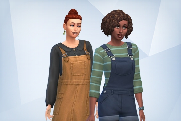 I just shared the Whitlock &amp; Rodgers Household on #TheSims4 Gallery! They've set out to join the farming community in Henford-On-Bagley.