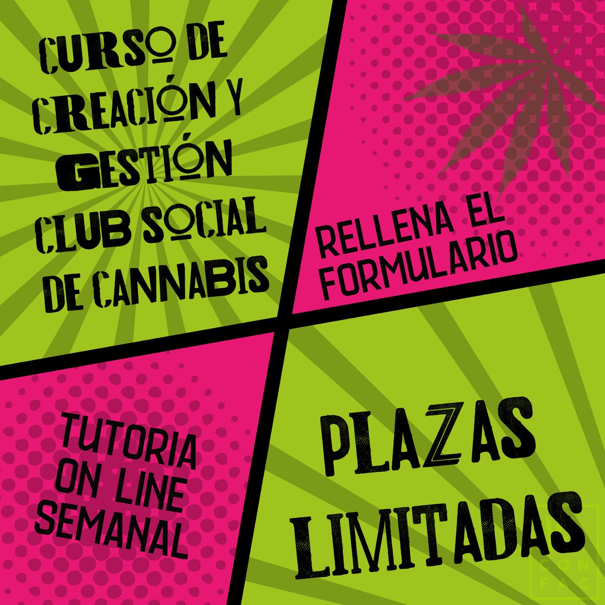 FederacionFAC's tweet photo. 🌊 Una oportunidad que no puedes perder para estar totalmente informada y conocer de cerca el modelo original y el proyecto conjunto en la defensa de los derechos de todas las usuarias de cannabis.

👉 Formulario de inscripción del Curso https://t.co/Kg01U0dUvM https://t.co/5qMS9nk95D