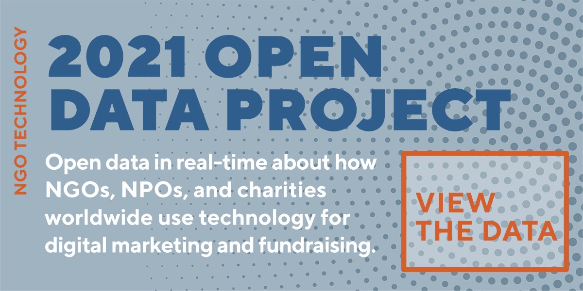 nonprofitorgs's tweet image. The 2021 #OpenDataProject provides benchmarks for how organizations worldwide use technology for digital marketing &amp;amp; fundraising: buff.ly/3AFusFw

Take the survey and once submitted, you will be provided instant access to the data. Also Available español and français. 🌎