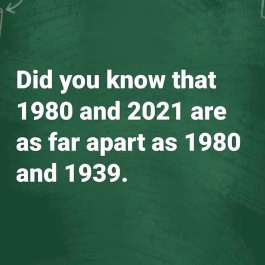 And now I feel ancient…