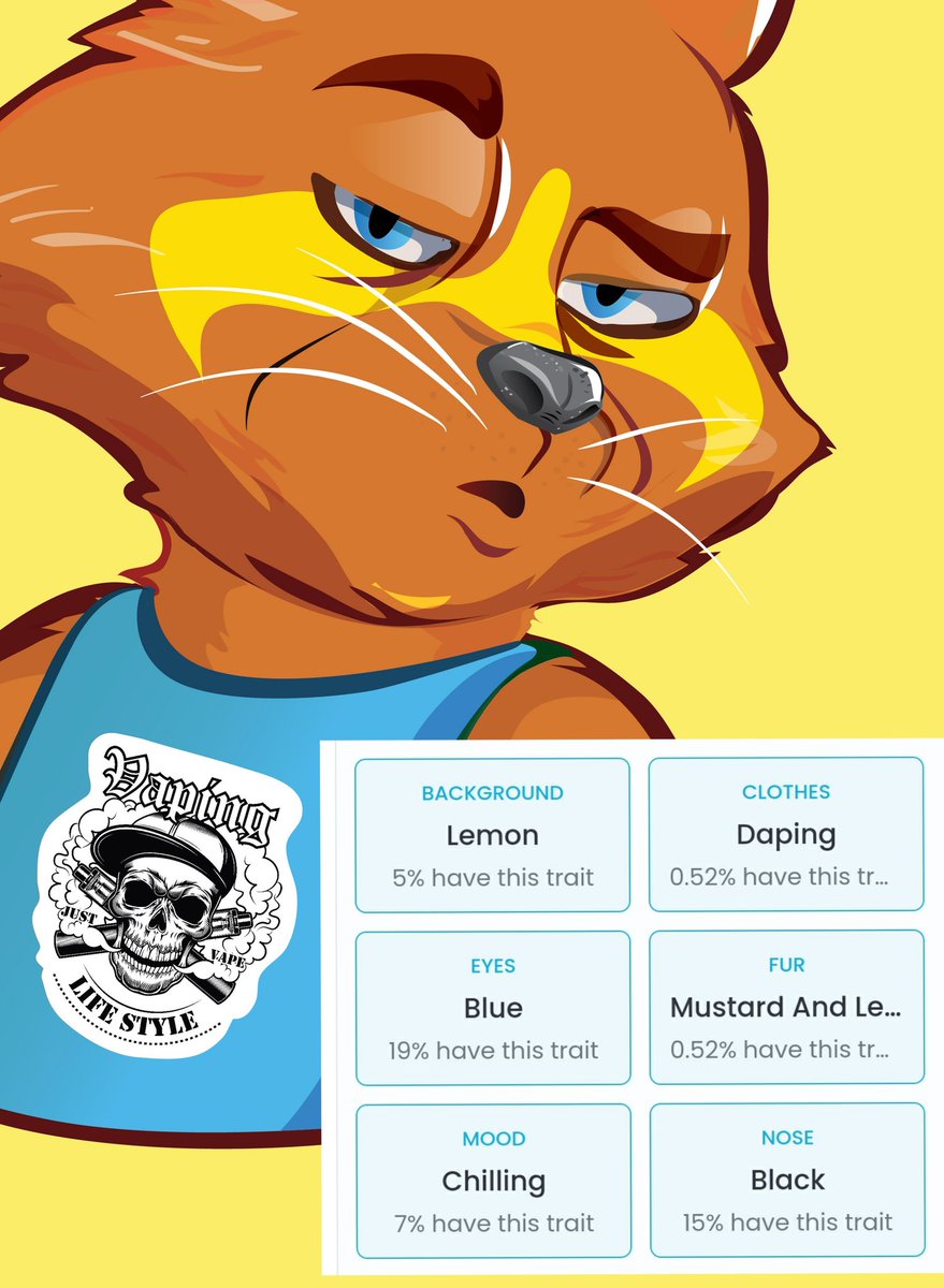 PantherPunkz's tweet image. Dab+vape =Dape 
#MintError
#NFTs