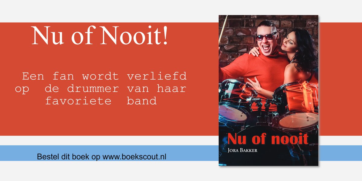 joorloveswrit's tweet photo. Nu te koop! Nu of Nooit 🥳❤️📕 Een fan wordt verliefd op de drummer van haar favoriete band! Bestel hem via @Boekscout_NL via deze link : https://t.co/wc1WltDGVY
#nuofnooit #nutekoop #feelgood #feelgoodroman #bandverhaal #Alexenkatie #wildthings #drummer #verhaal #eersteboek https://t.co/otF18kxFd8