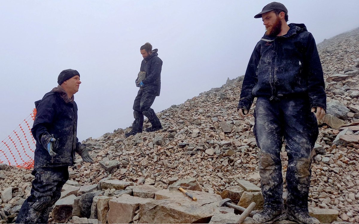 CroaghE's tweet photo. Somewhat historical week saw us hosting James and Theo of @NTMournes for the start of our "workshop" experiences to share good practices round island of Ireland. Thanks for working hard guys! #croaghpatrick @NationalTrustNI @MountainIrl https://t.co/didEawAeO4