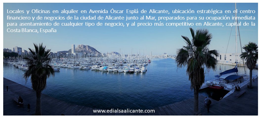 edialsa's tweet image. No hay nada como pasear por el Puerto de Alicante al salir de la oficina ¡Feliz sábado! 🌴🌞
#alsalirdelaoficina en #Alicante capital de la #Costablanca España  #oficinas #alquiler #realestate #negocio #workplace #offices #facilitiesmanagement