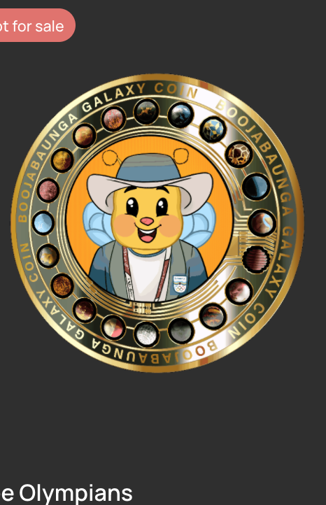 JunaV's tweet photo. @PTgems My favourite is the bee olympian i picked up . #Boojabaunga $ftm $games #collect $nft https://t.co/bQmmrSUGjU