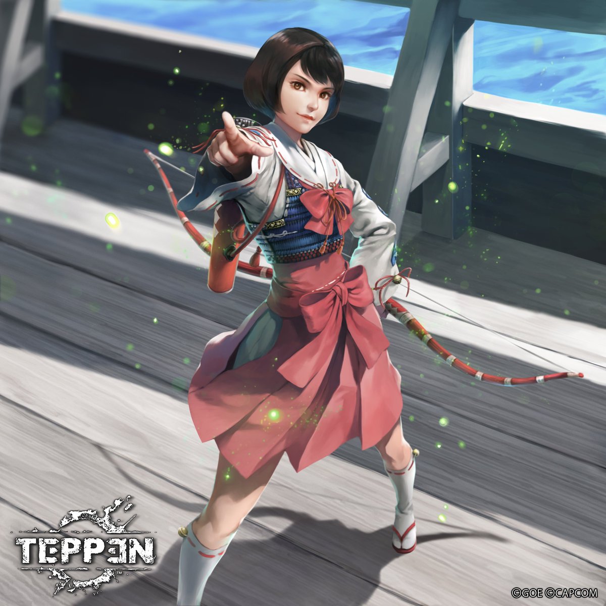 デジタルカードゲーム『TEPPEN』にて 「鶴姫」を描かせて頂きました