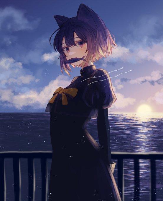 海 のtwitterイラスト作品 人気順
