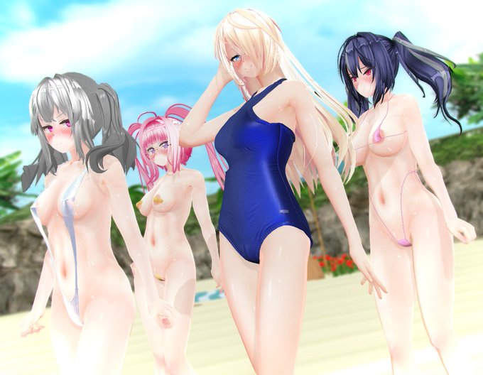 #COM3D2

ビーチに着て行かされて一番屈辱的な水着ってどれだろう選手権 