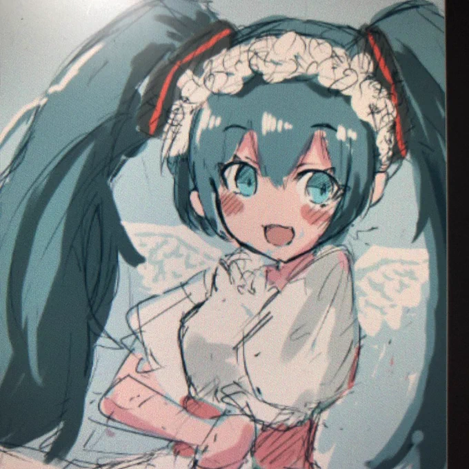 次に描くミクさん 