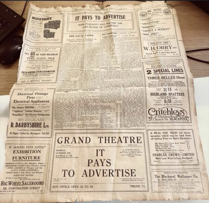 HERITAGE Blackpool Grand Theatre tweet media