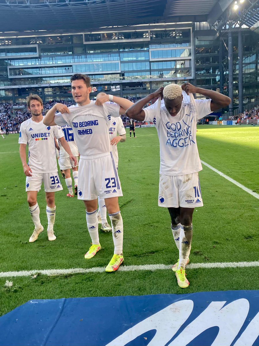 2-0 og hilsen til kammeraten Ahmed Daghim 🙏🏼⚪️🔵

#fcklive 
#fcksje