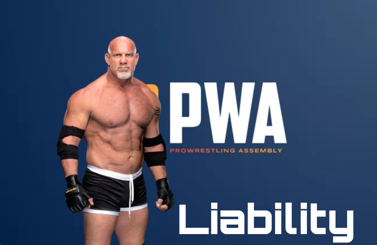 PWAssembly's tweet photo. It's time for @Goldberg to call it a day, how many times are we going to have to witness him almost end another wrestlers career? 

Nobody's next Bill! Only the retirement home!
Ask the crowd who cheered you being beaten with a chair by a heel &amp; your son being choked out! #Done https://t.co/BC0QmmpEkr