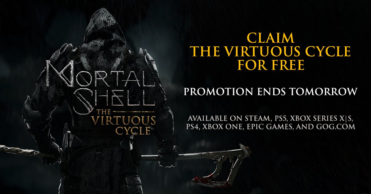 Mortal Shell Make Sure To Pick Up The Virtuous Cycle Before Our Free Promotion Ends Tomorrow Available On All Platforms Listed In Our Bio T Co Oizmssj5ib Twitter