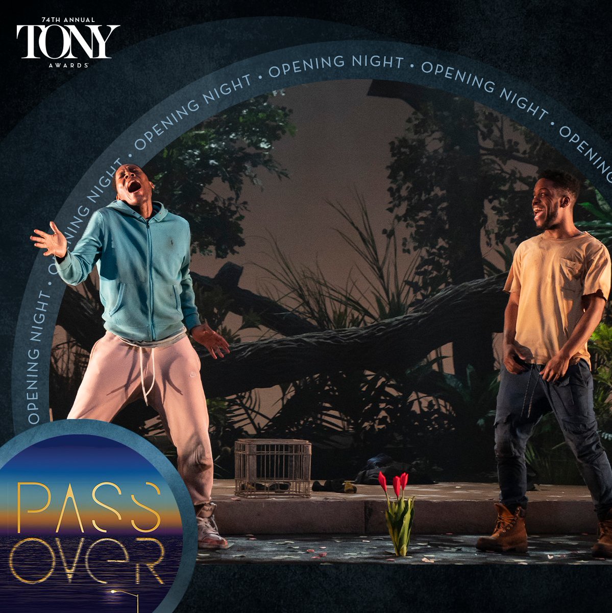 Happy #Broadway Opening to @PassOverBway! The new play by @anwandu bows at the August Wilson Theatre tonight.