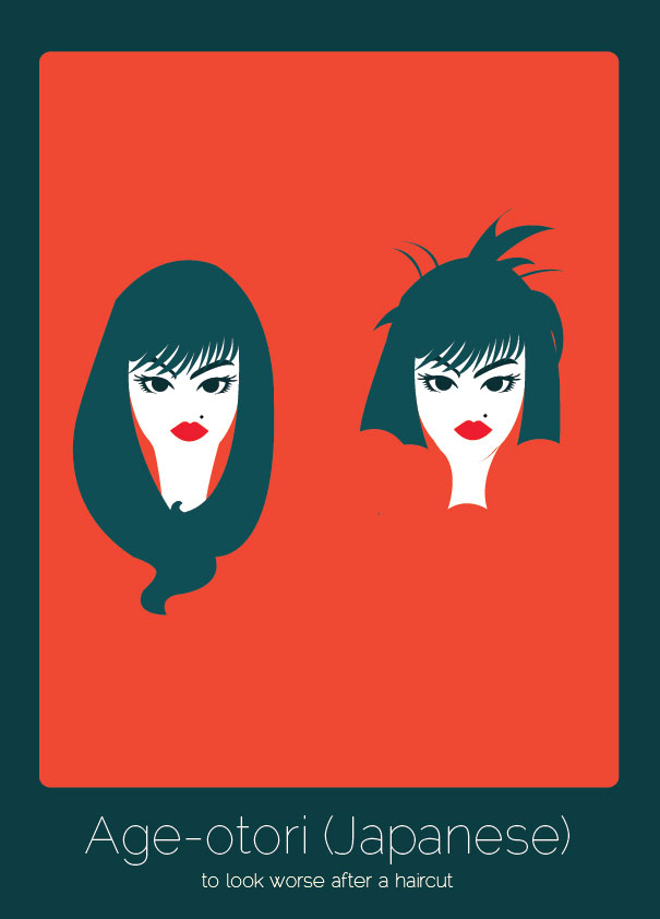 DanielPink's tweet image. I'm slightly obsessed with untranslatable words -- words that exist only in one language and that have no equivalents in other languages. 

But the Japanese word age-otori hits especially close to home.

It means "to look worse after a haircut."

thelanguagenerds.com/2021/30-untran…