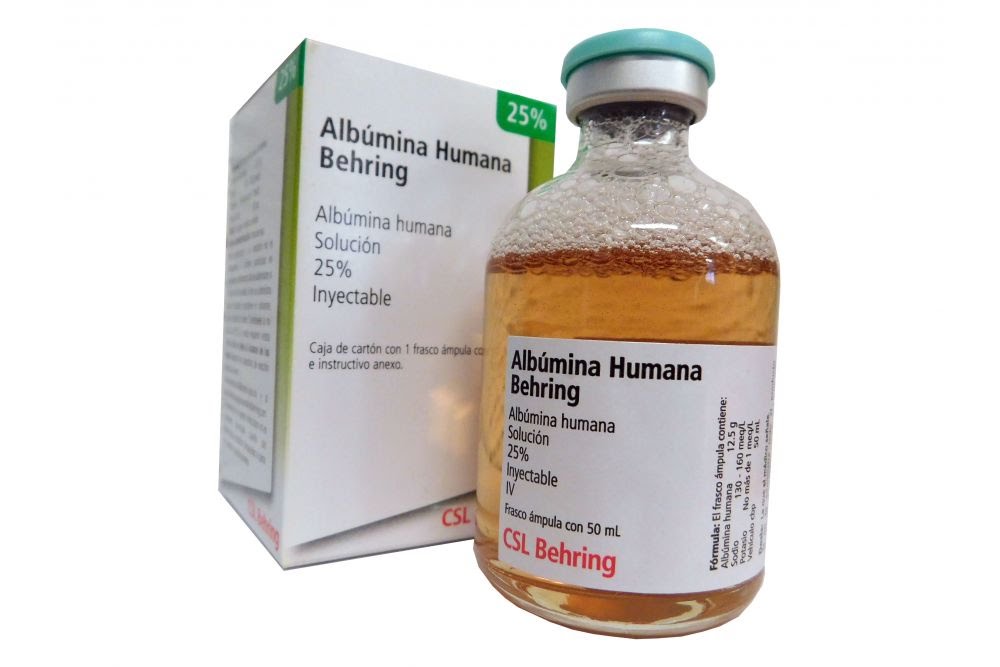 Se solicita, por favor, #albúminahumana para paciente de 73 años de edad. 