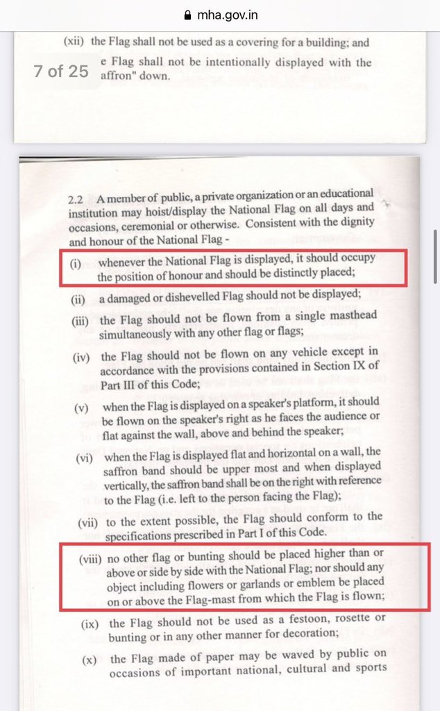 माही 🇮🇳 (@maahi_kashyap01) on Twitter photo BJP President <a href="/JPNadda/">Jagat Prakash Nadda</a> places BJP party flag over the Tiranga. This is an insult to our national flag Tiranga.
Law is not above BJP
Strick Action should be taken for violation of Law...
#BJPinsultedIndianFlag BJP President <a href="/JPNadda/">Jagat Prakash Nadda</a> places BJP party flag over the Tiranga. This is an insult to our national flag Tiranga.
Law is not above BJP
Strick Action should be taken for violation of Law...
#BJPinsultedIndianFlag