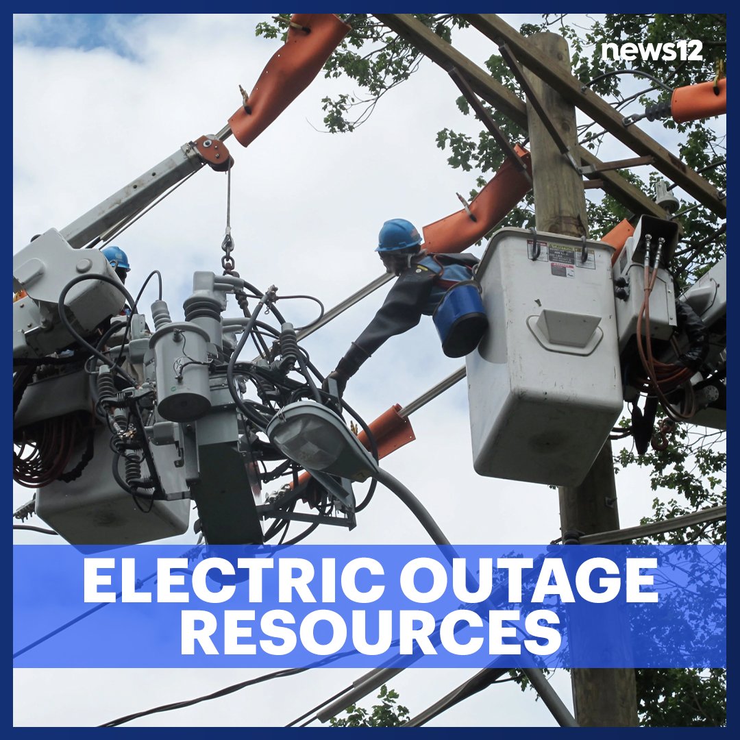 News12's tweet photo. POWER CENTER 💡 Here are the outage maps and contact info in case you lose power during #Henri.⁠

NYC - https://t.co/ncfUIDQijE 
Long Island - https://t.co/y9OAJVnbRl 
New Jersey - https://t.co/axY10CVFGZ 
Connecticut – https://t.co/HHeTtNOIMR 
HV - https://t.co/5XTHy4SAk3 https://t.co/KmAdMNtDqT